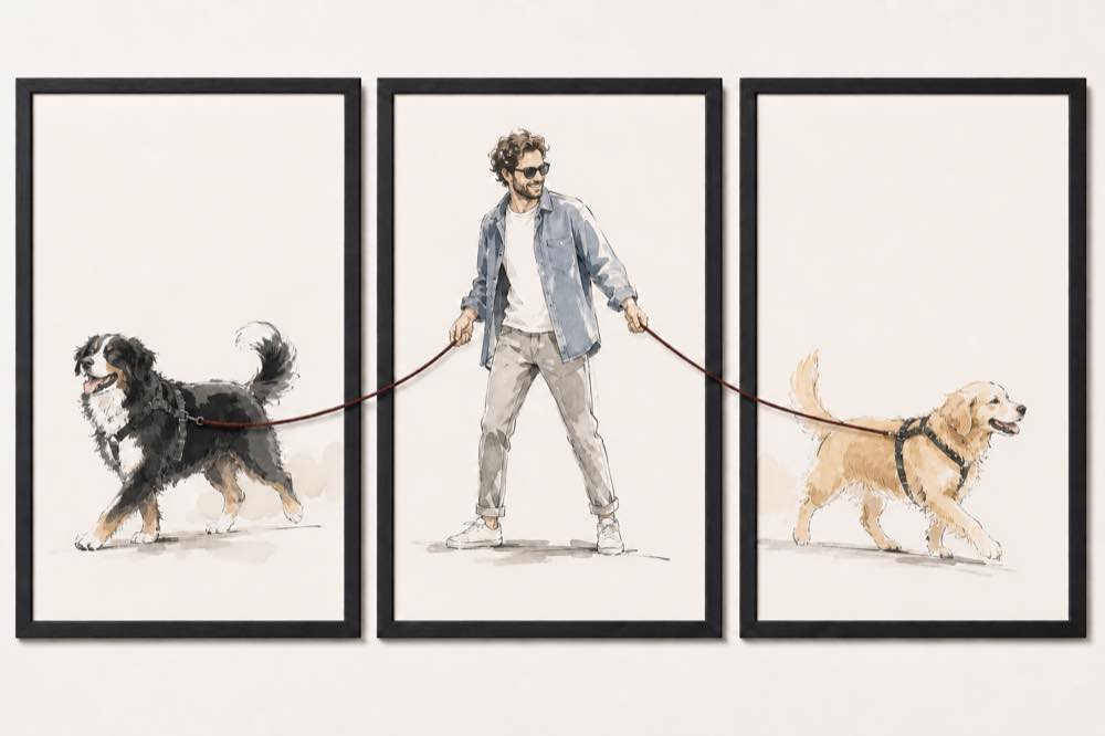 Double Trouble artwork shown straight-on